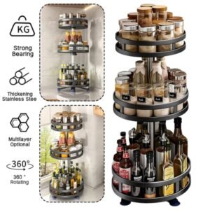 Rotation Kitchen Spice Rack7