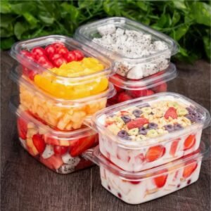 10 pack heavy duty food storage containers 350ml with leakproof airtight lids