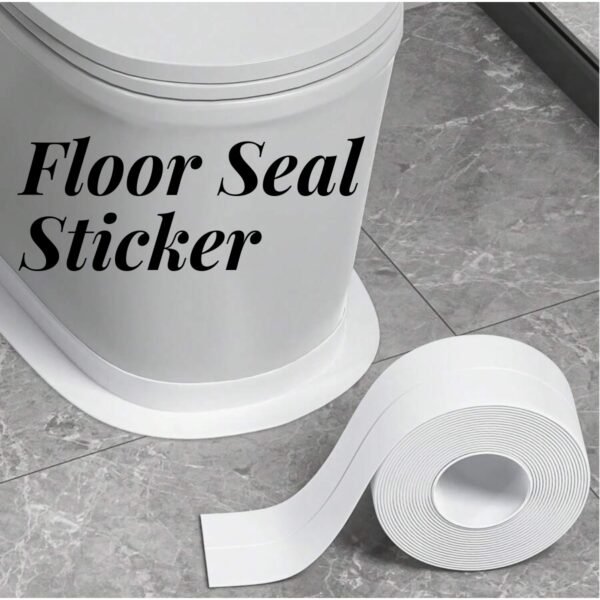 White self-adhesive waterproof PVC caulk tape roll for kitchen sink and bathroom edge sealing